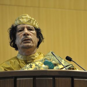 Chlípný Muammar Kaddáfí